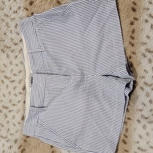 DKNY Chambray Striped Shorts NWOT